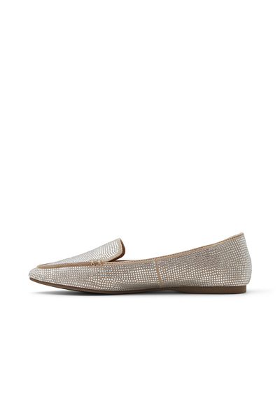 Call it Spring Clairee Silver Color Loafers