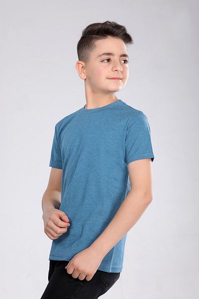MORNIO Tricou de bază cu mânecă scurtă, 100% bumbac, neimprimat MRN 250102 VF