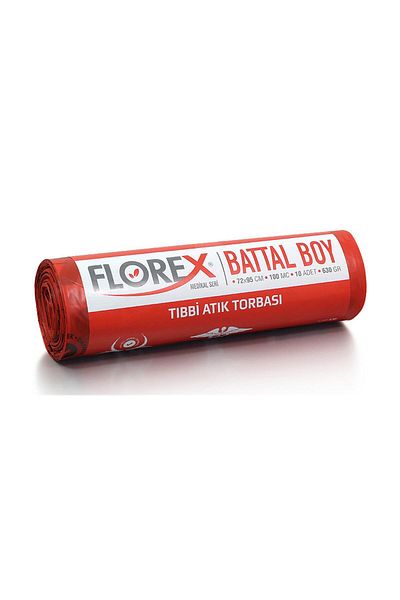 Florex 530 Medical Printed Oversize Garbage Bag - 72x95 cm