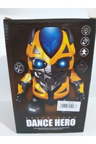 Hızır Oyuncak Dance Hero Robot Transformers Bumble Bee Işıklı Dans Eden Robot...