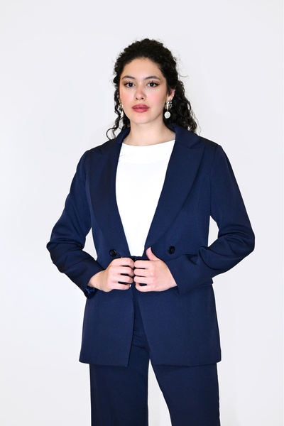 DEFİLE LUX Blazer Takım Lacivert - Zima Serisi