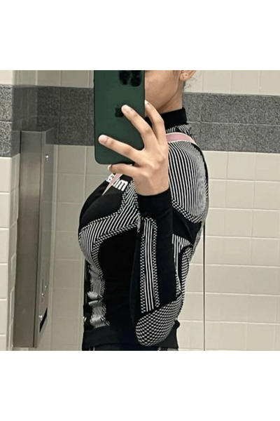 Touz Moda Touz Eyl Vintage Black Mısbhv Боді на кнопках