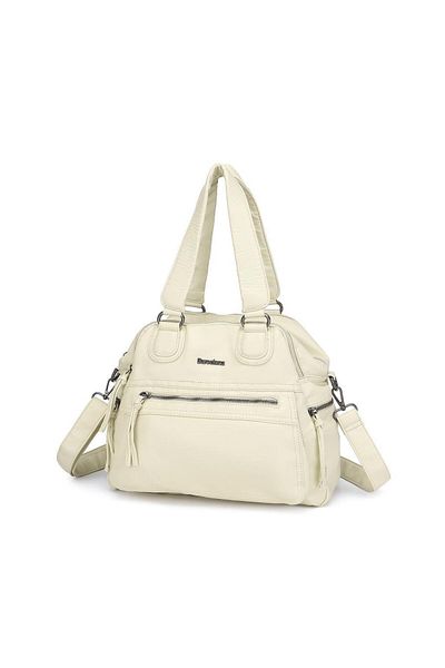 BARCELONA 21K Soft Leather Women's Bag - Shoulder Strap, for Washing, 21-K Barcelona 1866