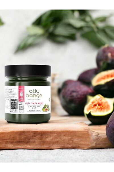 Otlu Bahçe Yeşil İncir Reçeli 400g