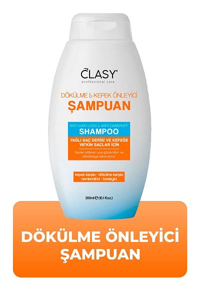 Clasy Care Care Anti-Spill and Dandruff Shampoo 300 ml