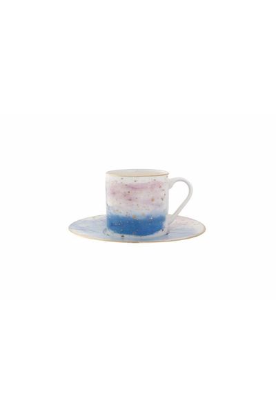 Porland Cosmos Pattern 5 Coffee Cup with Saucer 90cc 04alm006690