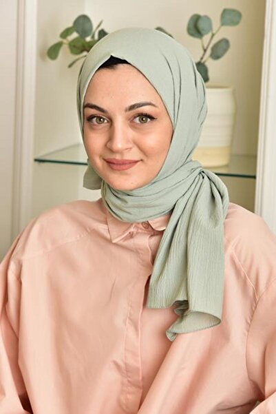 BURDEN IPEK Mint Colored Laurel Shawl