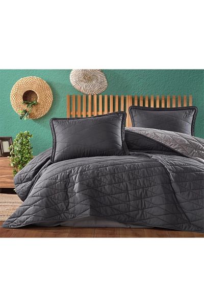 Lisinya Single Bedspread Lorna V6 Anthracite