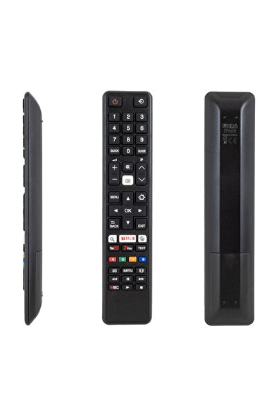 Toshiba WEKO KL TOSHIBA CT-8069 NETFLIX*YOUTUBE TUŞLU SİYAH LCD LED TV KUMANDA