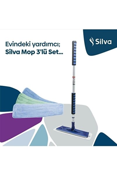 Silva Network Silva Mop 3lü Bez Silva Mop Set 3 Bezli