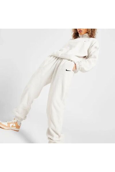 Nike Sportswear Fleece High Waisted Oversized Kadın Polar Eşofman Altı