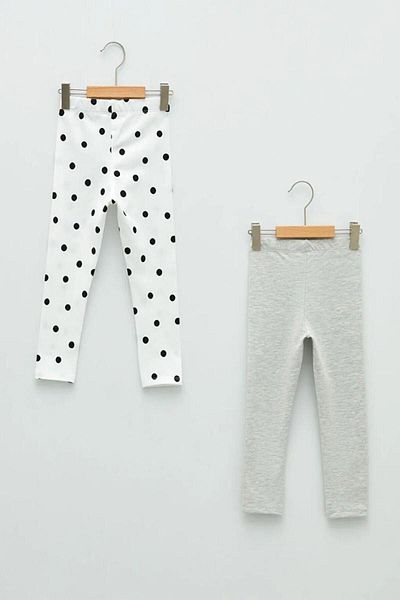 LC Waikiki 2-Piece Elastic Waist Tights Set for Baby Girl
