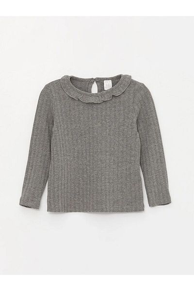 LC Waikiki LCW Baby – Langarm-T-Shirt für Mädchen mit Rundhalsausschnitt