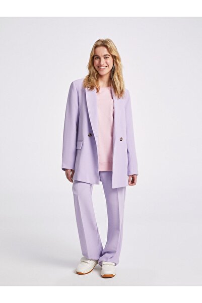 LC Waikiki Bisiklet Yaka Düz Uzun Kollu Kadın Sweatshirt