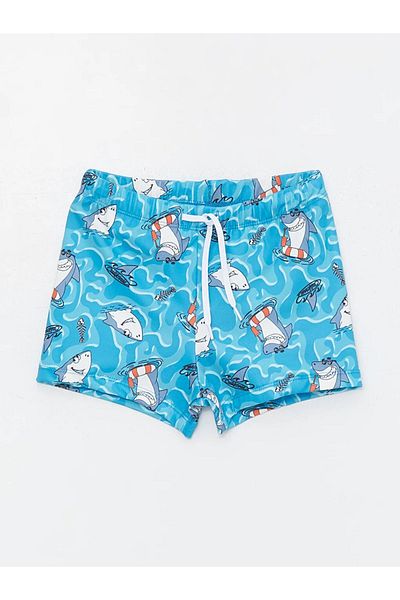 LC Waikiki Printed Quick Drying Boys Boxer Swimsuit