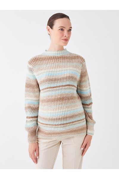 LC Waikiki Pulover Maternitate Tricot Cu Jumătate Cu Gât În Dună