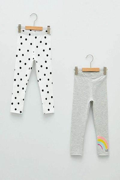 LC Waikiki 2-Piece Elastic Waist Tights Set for Baby Girl