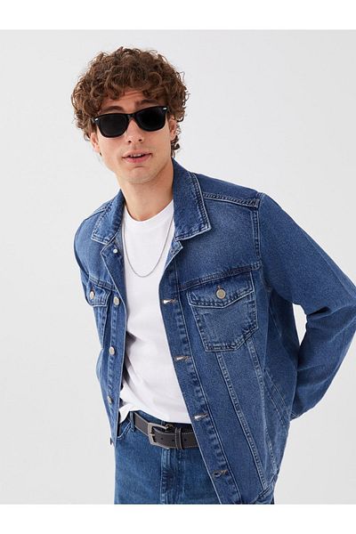 LC Waikiki Ανδρικό τζιν μπουφάν - Standard Fit