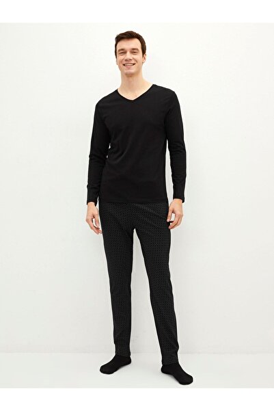 LC Waikiki Lcw Dream V-Neck Long Sleeve Cotton Men's Undershirt (S2)