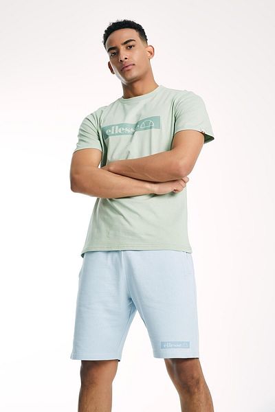 Ellesse Green Men's Crew Neck T-Shirt Em026-Mnt