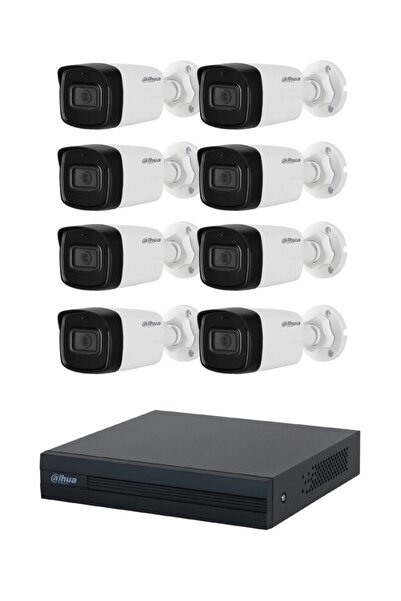 DAHUA 8 Kameralı 30 Metre Gece Görüşlü Ahd Kamera Seti
