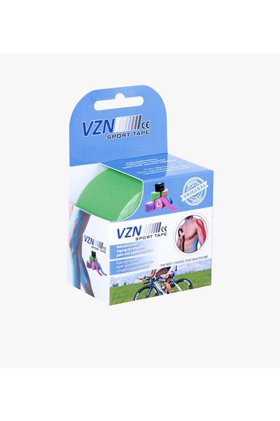 VZN Tape Kinesiology Kinesiology Tape Pain Tape 5 Cm X 5 M Green