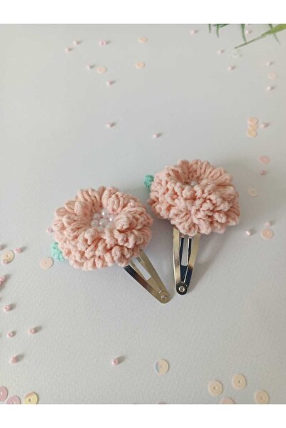 Kadın Girişimciler Atölyesi Cataramă snap din 2 bucăți cu flori pufoase cu ma...