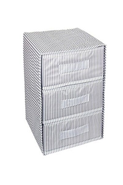 ALAS Органайзер на 3 шухляди 32 X 32 X 32 см сірий