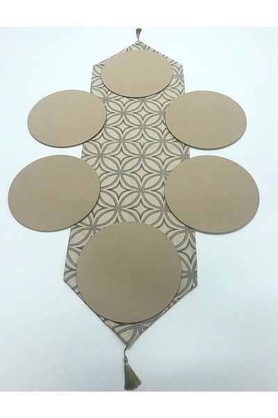 NATURAL HOME Μπεζ Ring Runner και American Service
