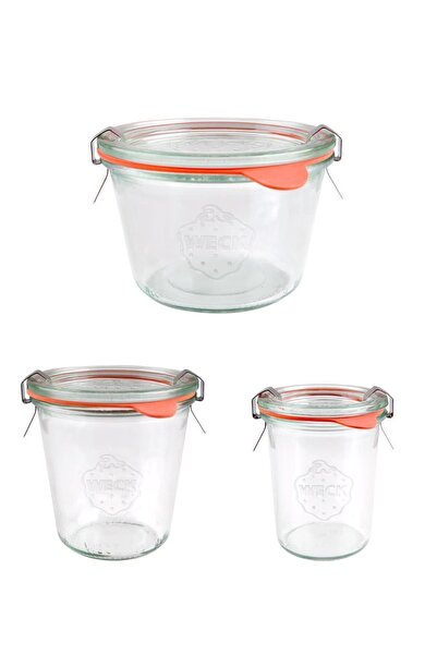 Weck Small Glass Jar Set