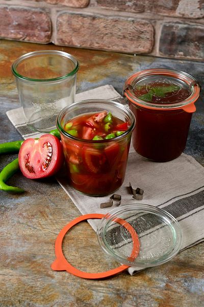 Weck 580 Ml Glass Storage Jar