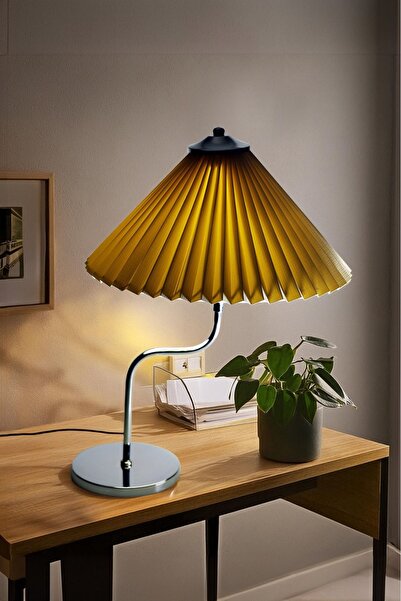 Vinner Michigan Krom Kaplama Metal Abajur - Krem Kırma