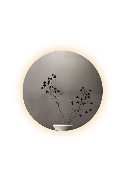 FLORADESİGN Ledli Aynalı Banyo Dolabı | Dokunmatik Ledli Aynalı Dolap | Suny Yuvarlak Banyo Dolabı