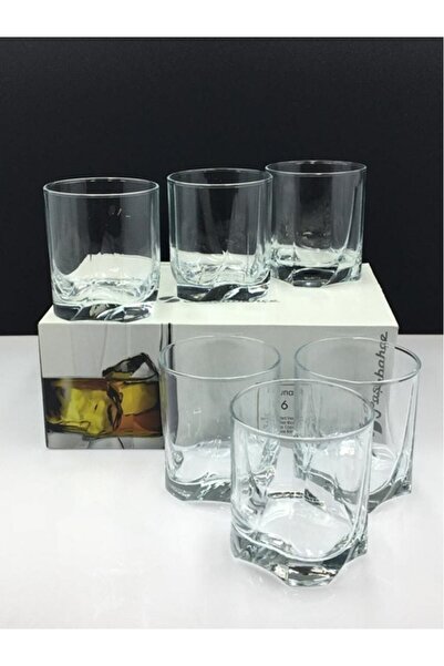 Paşabahçe 42348 لونا ويسكي زجاج 368 سي سي 6 قطع