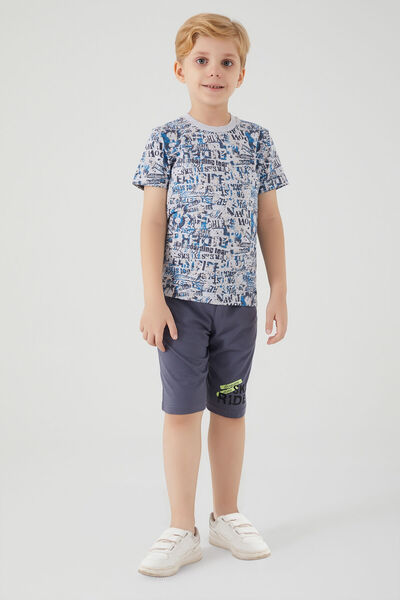 ROLY POLY Сірий костюм-бермуди для хлопчиків Rolypoly