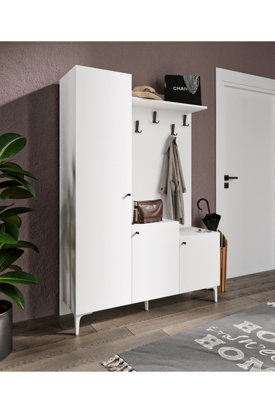 Genel Markalar Kardelen 9 Bölmeli Elbise Askılı Portmanto