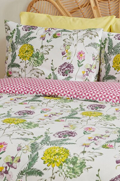 Sarah Anderson Blossom Multicolor Double Duvet Cover Set