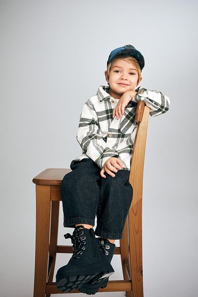 DeFacto Baby Boy Jean Trousers - Regular Fit, Straight Leg A7843a523au
