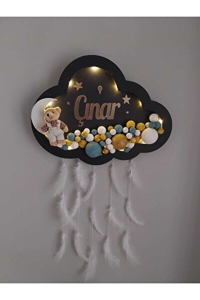 MİMARİ DEKOR Mimari Interior Dekor Bebek Kapı Süsü Isimli Ledli