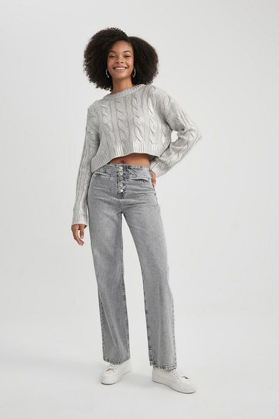 DeFacto Oversize mikina Crew Neck B3874ax23wn