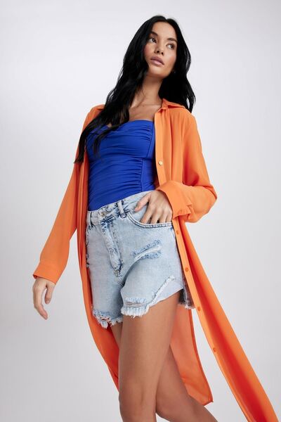 DeFacto Fall In Love hosszú ujjú Chiffon Beach ing Z4603az23sp