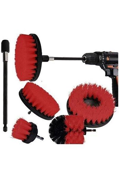 Pars Endüstri Banyo Küvet Duşakabin Lavabo Uzatma Aparatlı Matkap Fırça Seti 6 Parça K/s