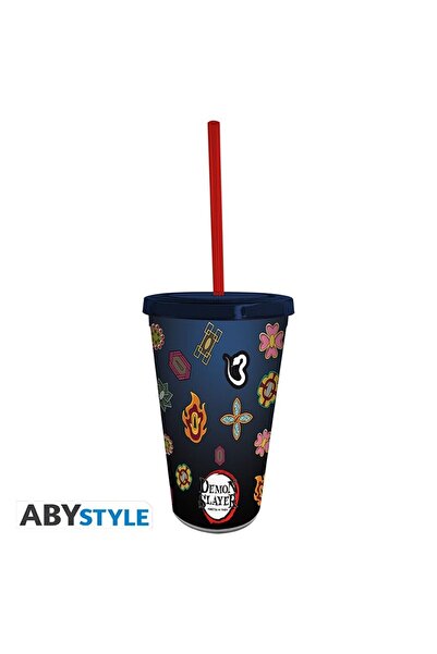 ABYstyle Tumbler with Straw Pillars - Demon Slayer