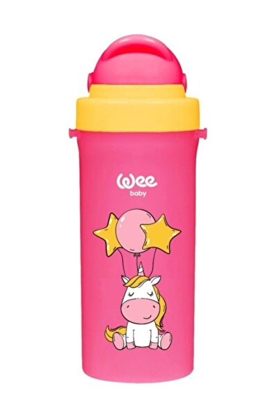Wee Baby 896 Glass with Straw Pink