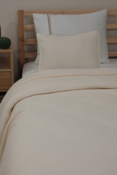 MEYN COLLECTİON Tek Kişilik Çok Amaçlı Deluxe Pike Yatak Örtüsü Ve Yastık Kılıfı *YASTIK HEDİYELİ*