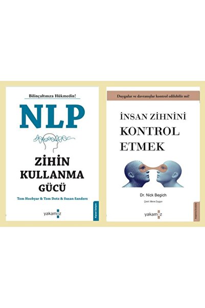 Yakamoz Yayınları İnsan Zihnini Kontrol Etmek + NLP Zihin Kullanma Gücü 2 Kitap