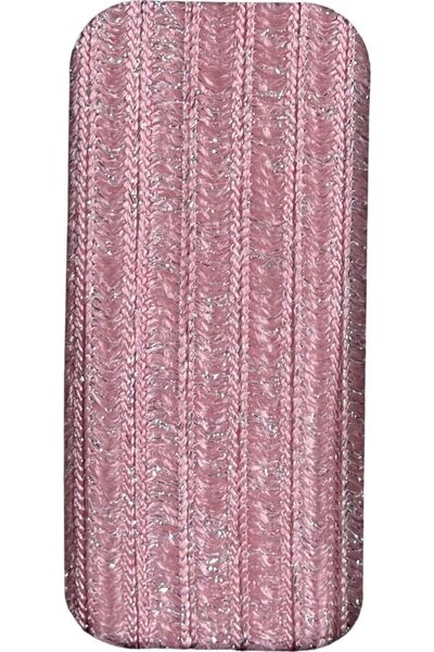 ARIKAN HOME Pembe-gümüş Renk Simli Ipek Duble Ip Serisi Yüksek Kalite Dokuma Özel Ölçü Ip Perde