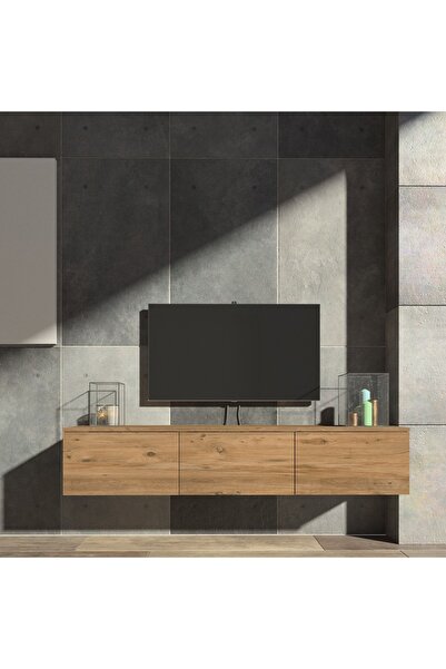 YETİ MOBİLYA Panti Tv Sehpası Tv Ünitesi Çok Amaçlı Dolap Çam