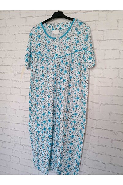 anne moda ankara Cămașă de noapte subțire din bumbac cu mânecă scurtă