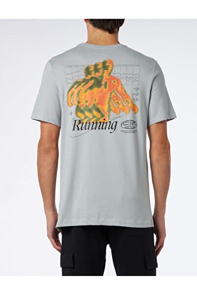 Nike Dri-FIT Men's Running Gri Erkek T-Shirt